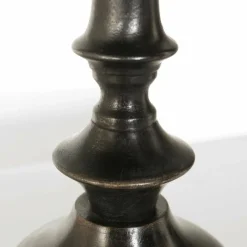 Lampes En Tissu-Luminaires Steinhauer Bois Lampe à poser Noir, 1 lumière