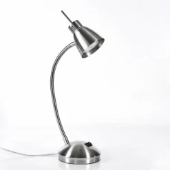 hofstein Bondorlunda Lampe de bureau, Lampe à poser Nickel mat, 1 lumière