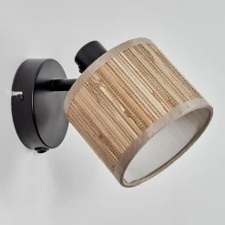 hofstein Bongal Applique murale Noir, 1 lumière