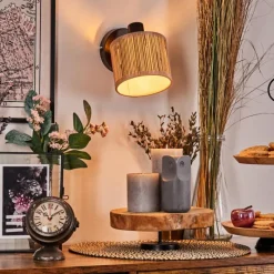 hofstein Bongal Applique murale Noir, 1 lumière