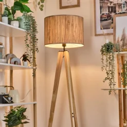 Luminaires Scandinaves-hofstein Bongal Lampadaire Écru, 1 lumière