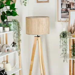 Luminaires Scandinaves-hofstein Bongal Lampadaire Écru, 1 lumière