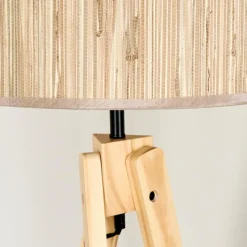 Luminaires Scandinaves-hofstein Bongal Lampadaire Écru, 1 lumière