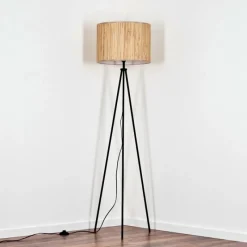 Luminaires Scandinaves-hofstein Bongal Lampadaire Écru, 1 lumière