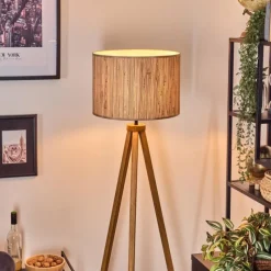 Luminaires Scandinaves-hofstein Bongal Lampadaire Écru, 1 lumière