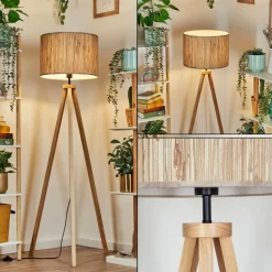 Luminaires Scandinaves-hofstein Bongal Lampadaire Écru, 1 lumière