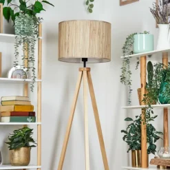 Luminaires Scandinaves-hofstein Bongal Lampadaire Écru, 1 lumière