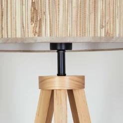 Luminaires Scandinaves-hofstein Bongal Lampadaire Écru, 1 lumière