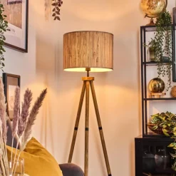 Luminaires Scandinaves-hofstein Bongal Lampadaire Écru, 1 lumière