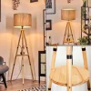 Luminaires Scandinaves-hofstein Bongal Lampadaire Écru, 1 lumière