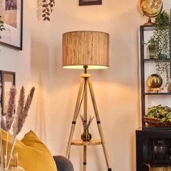 Luminaires Scandinaves-hofstein Bongal Lampadaire Écru, 1 lumière