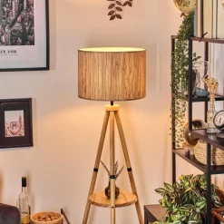 Luminaires Scandinaves-hofstein Bongal Lampadaire Écru, 1 lumière