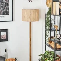 Luminaires Scandinaves-hofstein Bongal Lampadaire Écru, 1 lumière