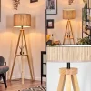 Luminaires Scandinaves-hofstein Bongal Lampadaire Écru, 1 lumière