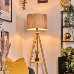 Luminaires Scandinaves-hofstein Bongal Lampadaire Écru, 1 lumière