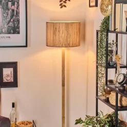 Luminaires Scandinaves-hofstein Bongal Lampadaire Écru, 1 lumière