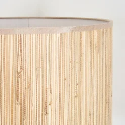 Luminaires Scandinaves-hofstein Bongal Lampadaire Écru, Noir, 1 lumière