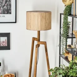 hofstein Bongal Lampadaire, Liseuse Écru, 1 lumière