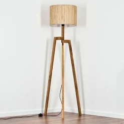 hofstein Bongal Lampadaire, Liseuse Écru, 1 lumière