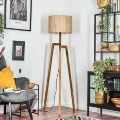 hofstein Bongal Lampadaire, Liseuse Écru, 1 lumière