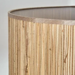 Style Boho-Chic-hofstein Bongal Lampadaire, Liseuse Écru, Noir, 1 lumière