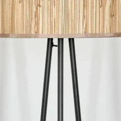 hofstein Bongal Lampadaire, Liseuse Noir, 1 lumière