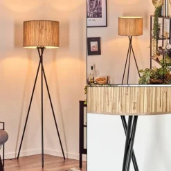 hofstein Bongal Lampadaire Noir, 1 lumière