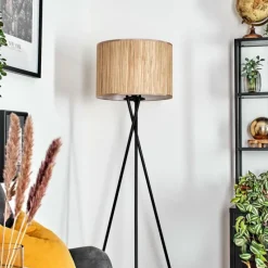 hofstein Bongal Lampadaire Noir, 1 lumière