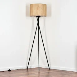 hofstein Bongal Lampadaire Noir, 1 lumière