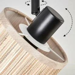 Lampes En Tissu-hofstein Bongal Plafonnier Noir, 4 lumières