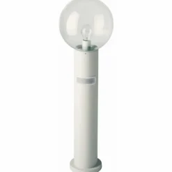 Luminaires Albert Leuchten Borne d'éclairage Albert 2010 Blanc, 1 lumière, Détecteur de mouvement