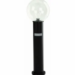 Luminaires Albert Leuchten Borne d'éclairage Albert 2010 Noir, 1 lumière, Détecteur de mouvement