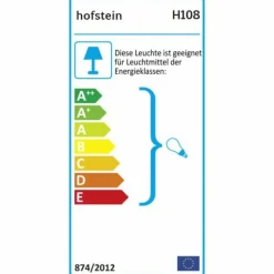 Luminaires Rustiques-hofstein Borne d'éclairage Antibes Brun, Or, 1 lumière
