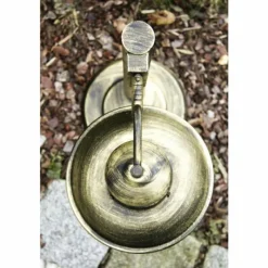 Luminaires Rustiques-hofstein Borne d'éclairage Brilliant Artu Or, Laiton, Noir, 1 lumière