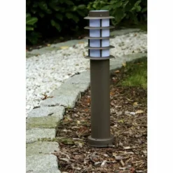 Luminaires Rustiques-Luminaires Brilliant Borne d'éclairage Brilliant Malo Brun, Vert, 1 lumière