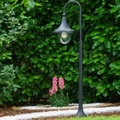 Luminaires Rustiques-hofstein Borne d'éclairage Elgin Noir, 1 lumière