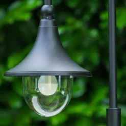 Luminaires Rustiques-hofstein Borne d'éclairage Elgin Noir, 1 lumière