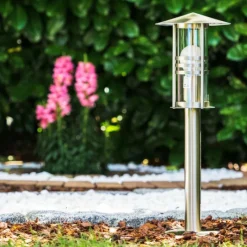 hofstein Borne d'éclairage Fushun Acier inoxydable, 1 lumière