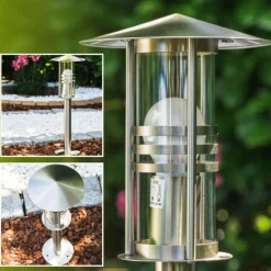 hofstein Borne d'éclairage Fushun Acier inoxydable, 1 lumière