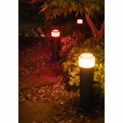 Luminaires Philips Borne d'éclairage, kit d'extension Philips Hue Ambiance White & Color Calla LED Noir, 1 lumière, Changeur de couleurs