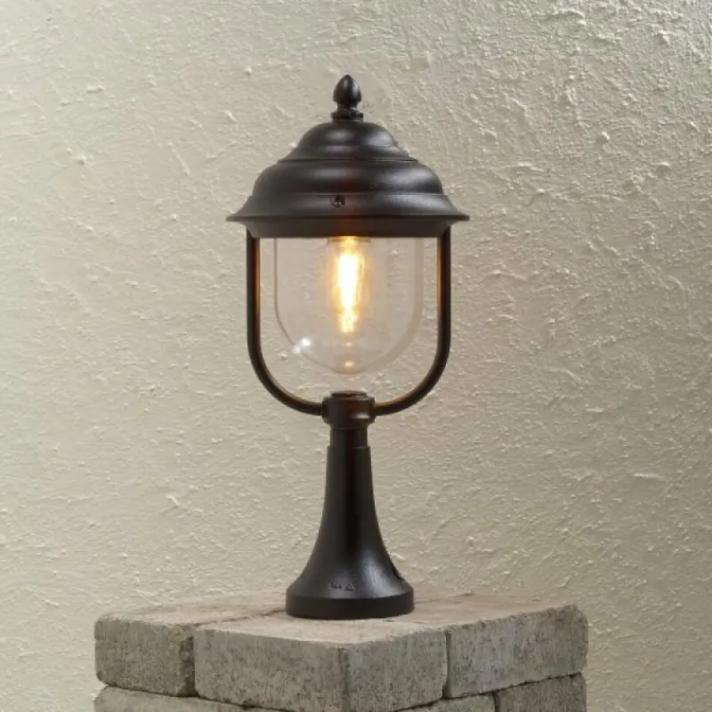 Luminaires Konstsmide Borne d'éclairage Konstsmide Parma Noir, 1 lumière