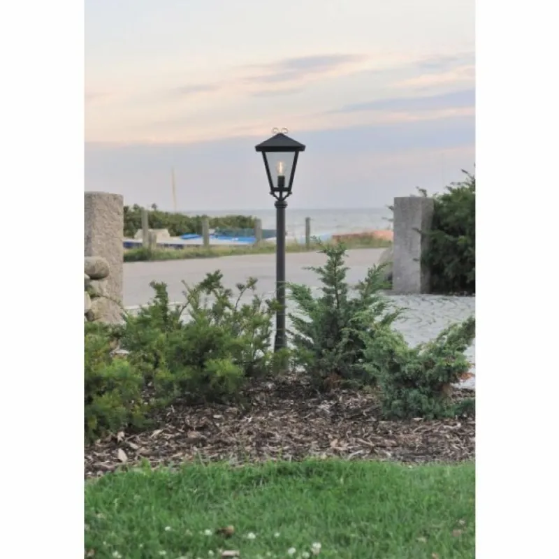 Luminaires Konstsmide Borne d'éclairage Konstsmide Benu Noir, 1 lumière