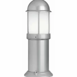 Luminaires LCD Borne d'éclairage LCD Ilmenau Argenté, 1 lumière