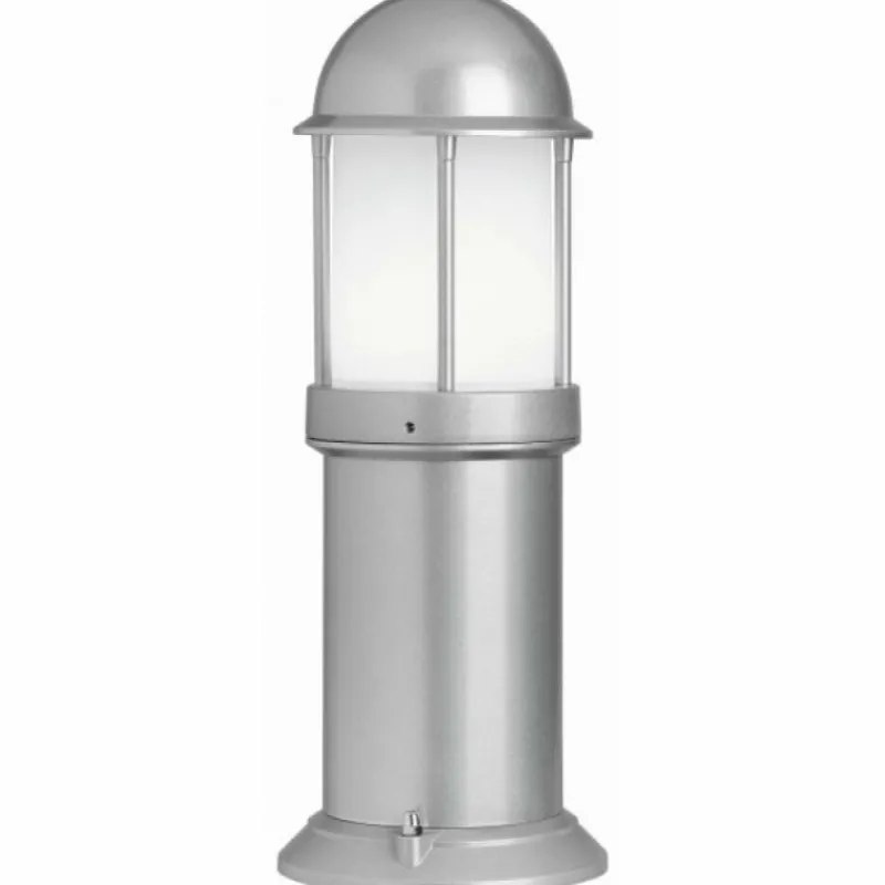 Luminaires LCD Borne d'éclairage LCD Ilmenau Argenté, 1 lumière