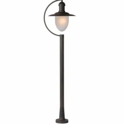 Luminaires Rustiques-Luminaires Lucide Borne d'éclairage Lucide ARUBA Rouille, 1 lumière