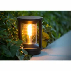 Luminaires Lucide Borne d'éclairage Lucide CADIX Noir, 1 lumière