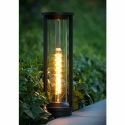 Luminaires Lucide Borne d'éclairage Lucide CADIX Noir, 1 lumière