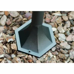 Luminaires Rustiques-Luminaires Philips Borne d'éclairage Philips myGarden CREEK Noir, Transparent, 1 lumière