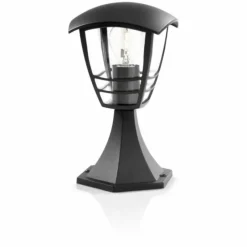 Luminaires Rustiques-Luminaires Philips Borne d'éclairage Philips myGarden CREEK Noir, 1 lumière