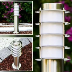 hofstein Borne d'éclairage Tunes Acier inoxydable, 1 lumière